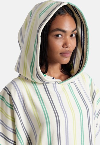 ARENA - Albornoz largo 'CHANGING PONCHO' en blanco