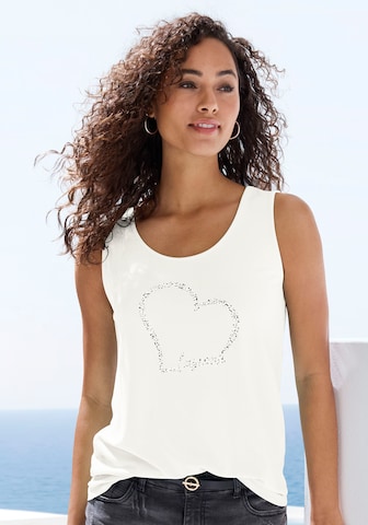 LASCANA Top in White: front