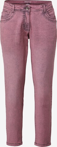 Angel of Style Slim fit Jeans in Pink: front