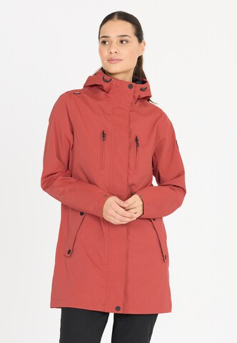 Whistler Regenjacke 'Leia V2' in Rot: Vorderseite