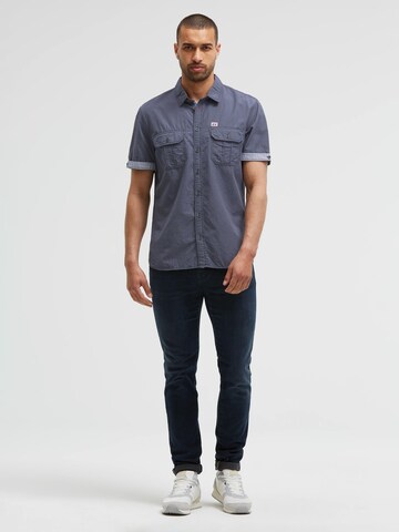 CAMP DAVID Regular fit Button Up Shirt in Blue