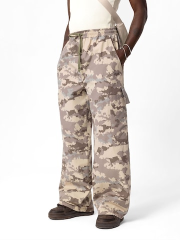 Loosefit Pantaloni 'Freeport' di VAMOS CLO in beige