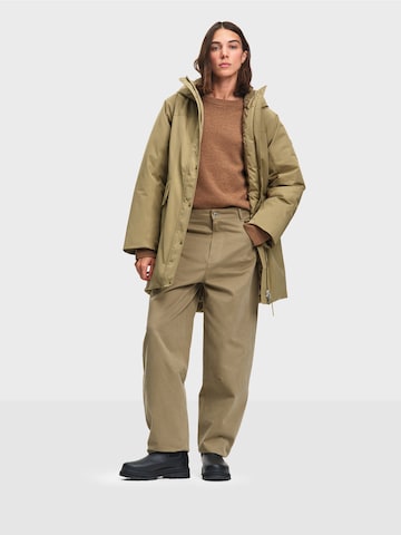 AIGLE Between-seasons parka in Green: front