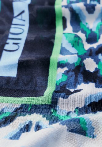 CECIL Gemusterter Loop Schal in Blau