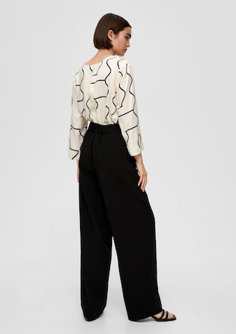 s.Oliver BLACK LABEL Wide leg Pants in Black