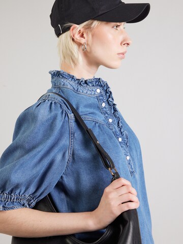 Chemisier 'LOUISE' Suncoo en bleu