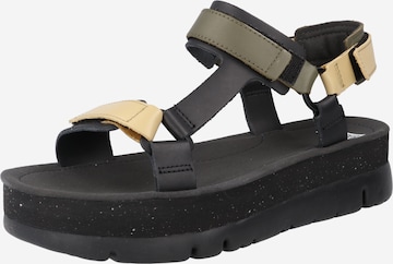 CAMPER Sandals 'Oruga Up' in Black: front