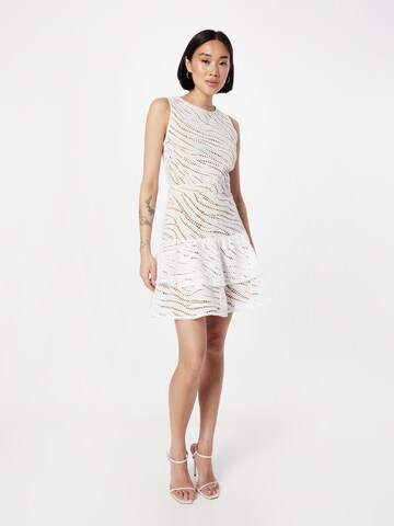 Robe de cocktail MICHAEL Michael Kors en blanc : devant