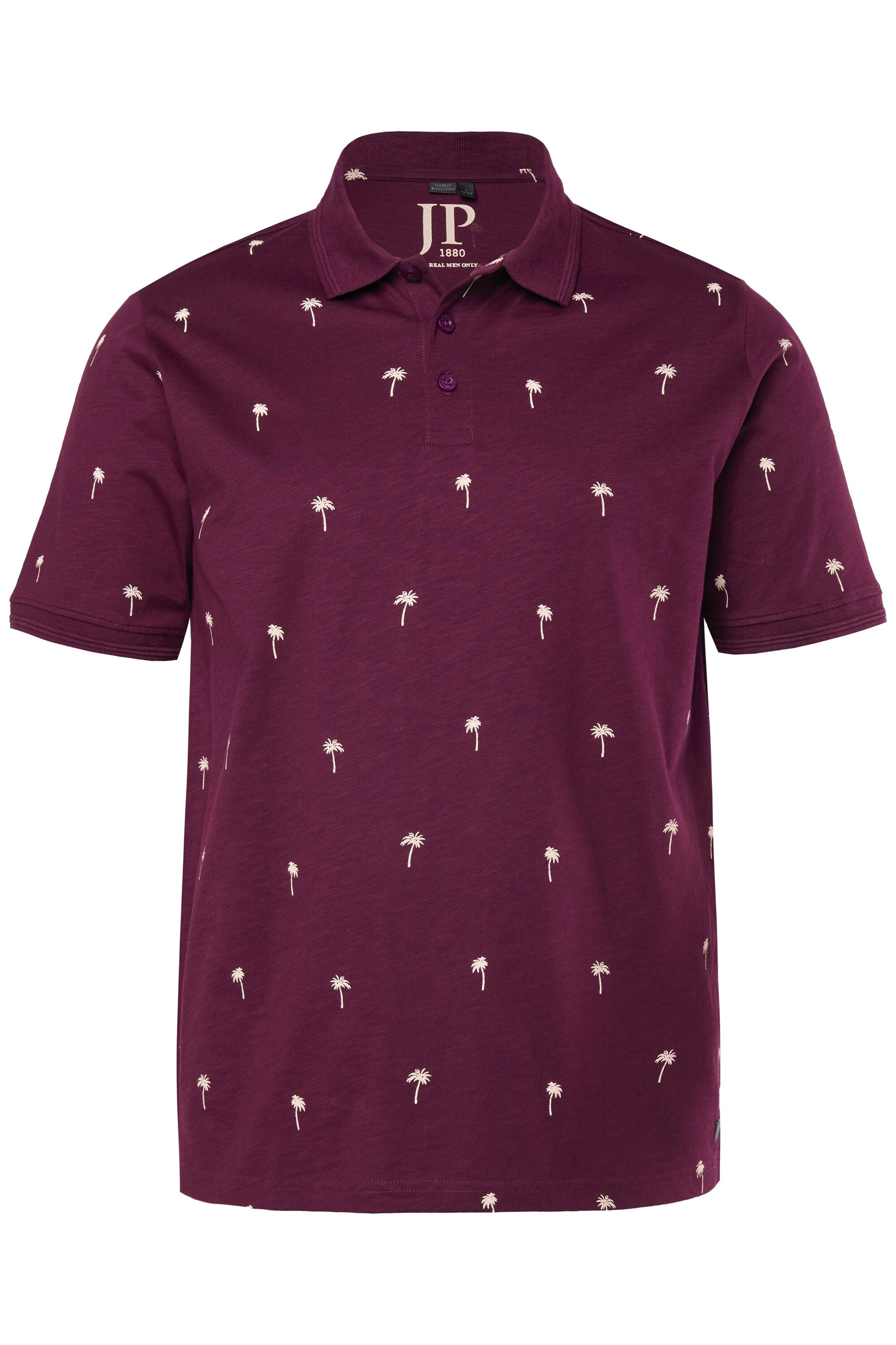JP1880 Shirt in Rood: voorkant