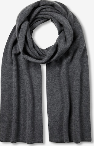 FALKE Scarf 'Pure Cashmere' in Grey: front