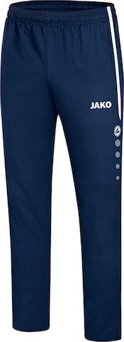 JAKO Workout Pants in Blue: front