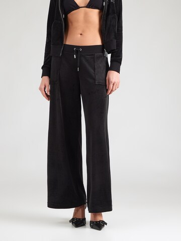 Juicy Couture Wide leg Trousers in Black: front