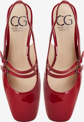 CESARE GASPARI Pumps in Rot