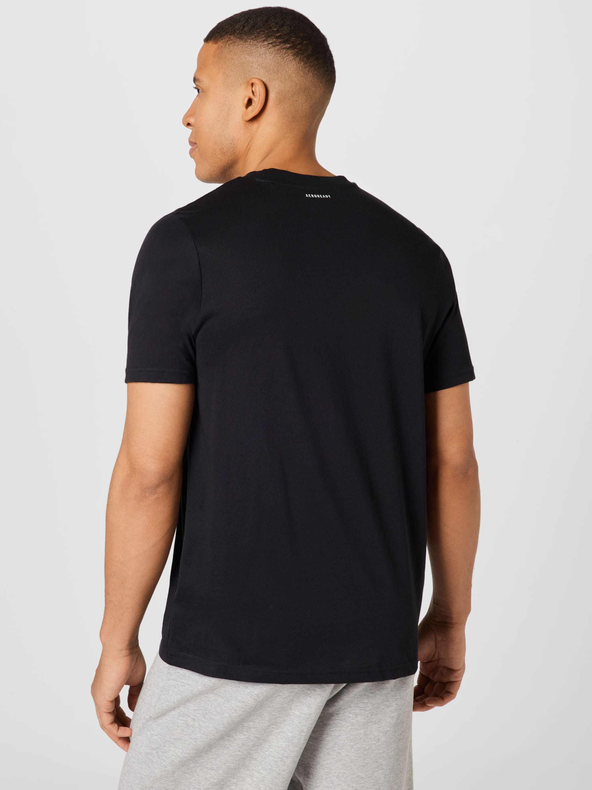 Promos T-Shirt fonctionnel ADIDAS PERFORMANCE en Noir 