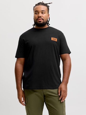 JACK & JONES Shirt 'JJRUSH' in Black: front
