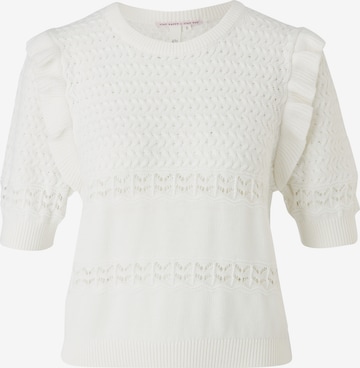 QS Sweater in White: front