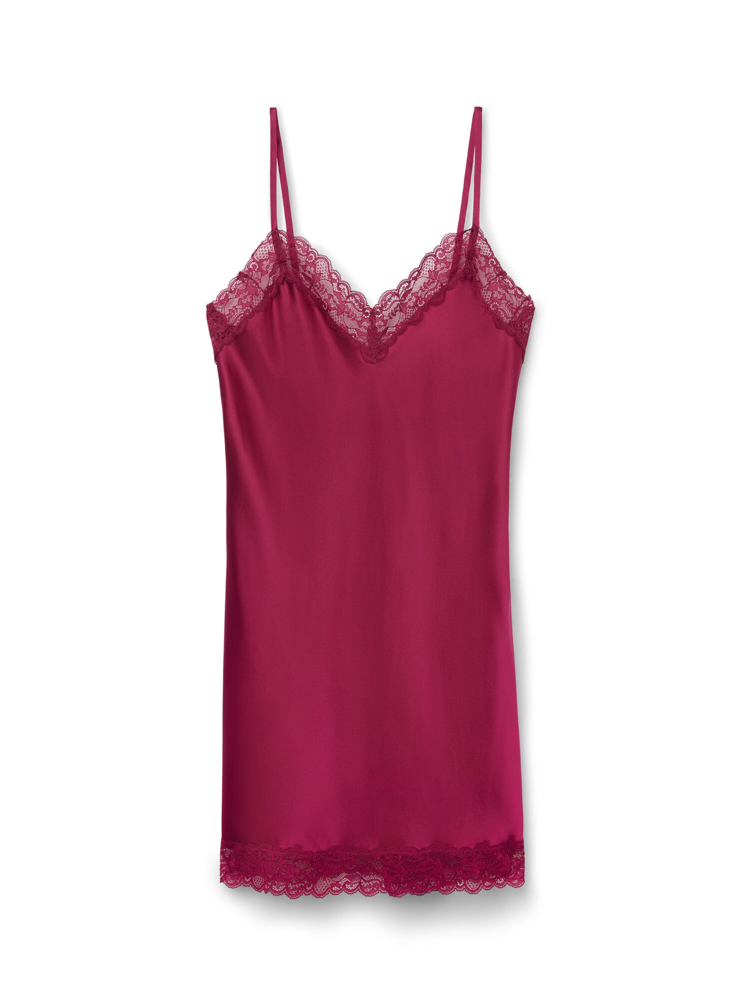 INTIMISSIMI Silk Slip with Lace in Rot: Vorderseite
