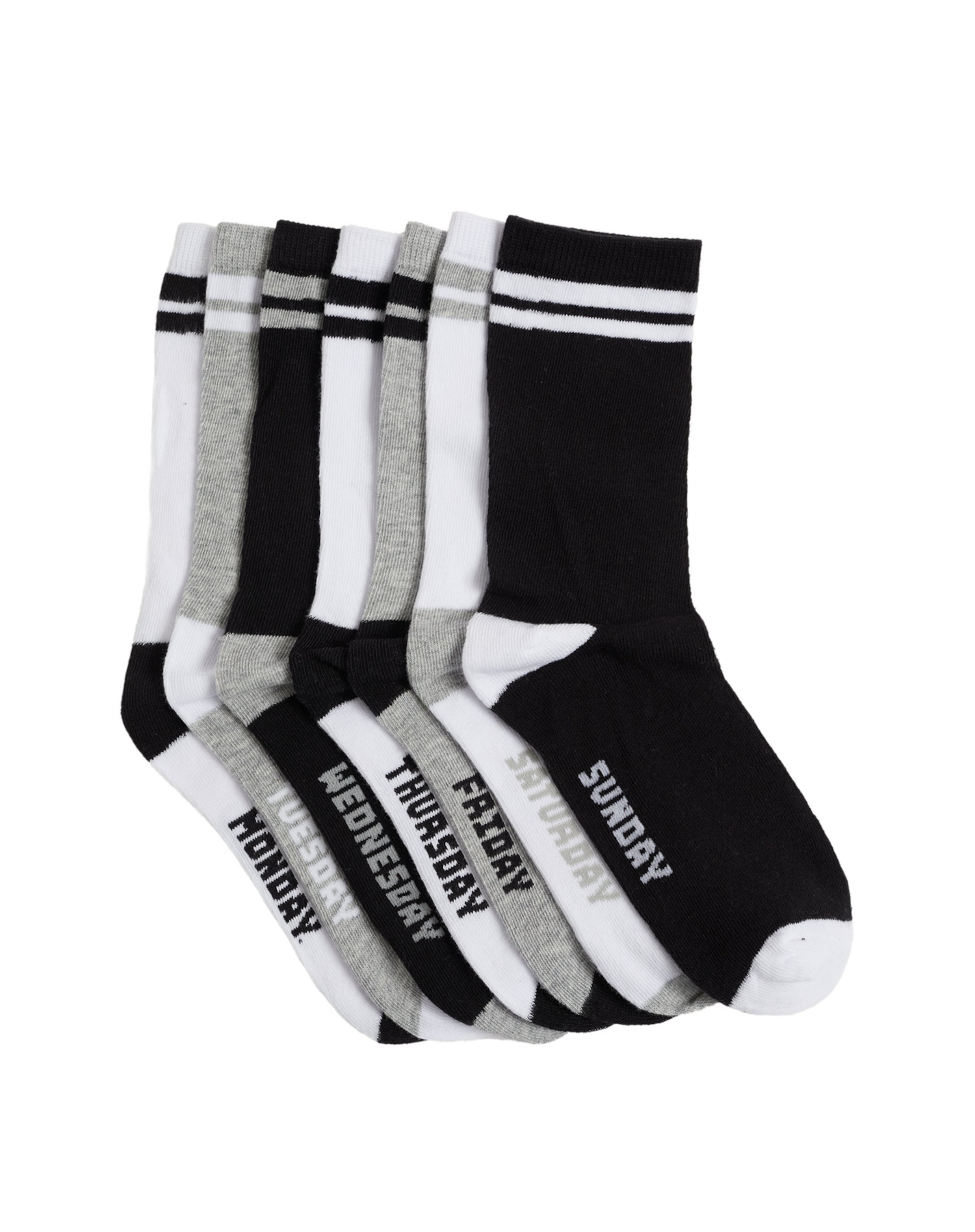 WE Fashion Nogavice | siva barva: sprednja stran