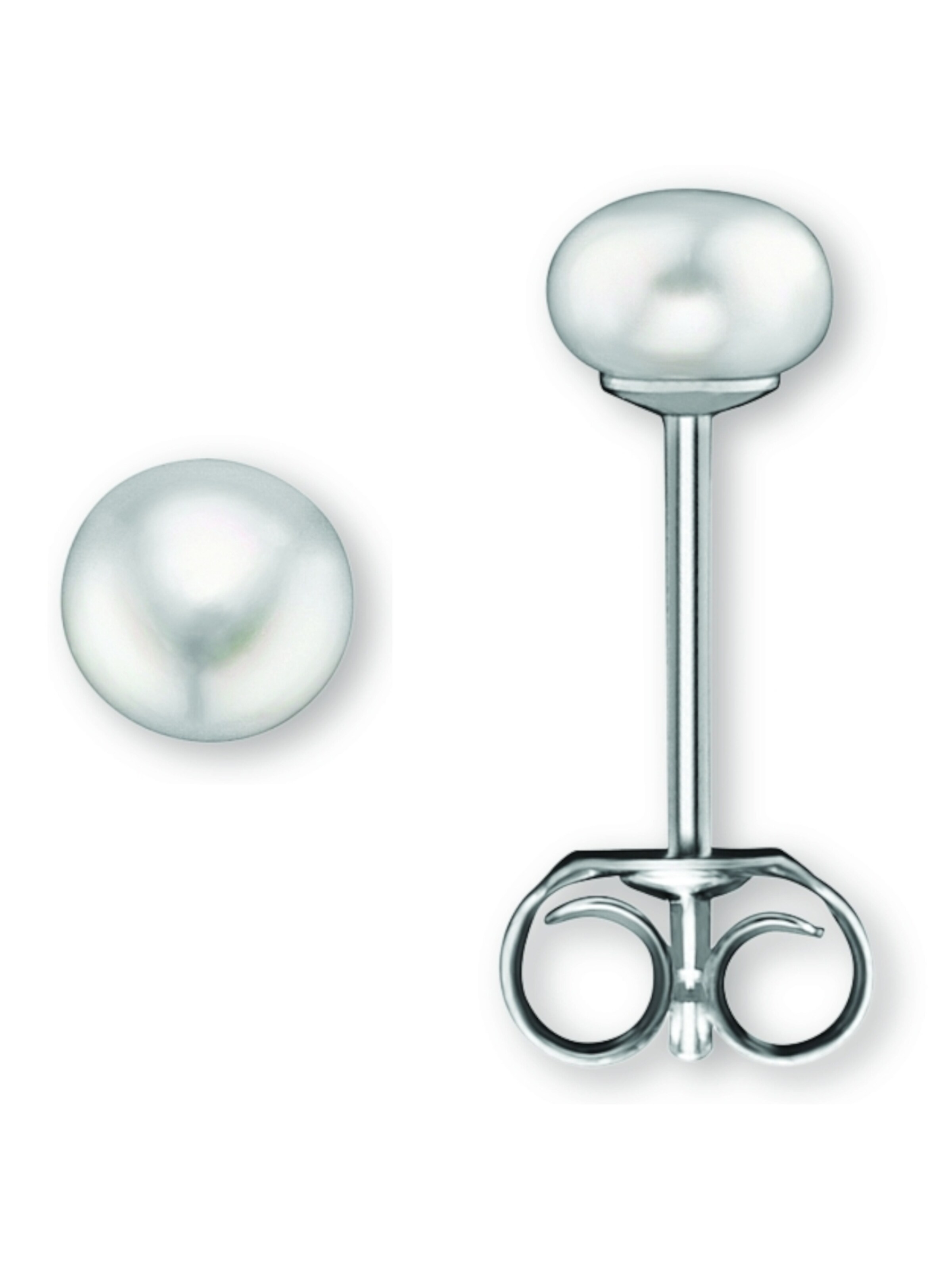 ONE ELEMENT Ohrringe in Silber: Vorderseite