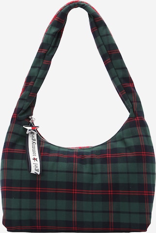 Borsa a spalla di Tommy Jeans in verde: frontale