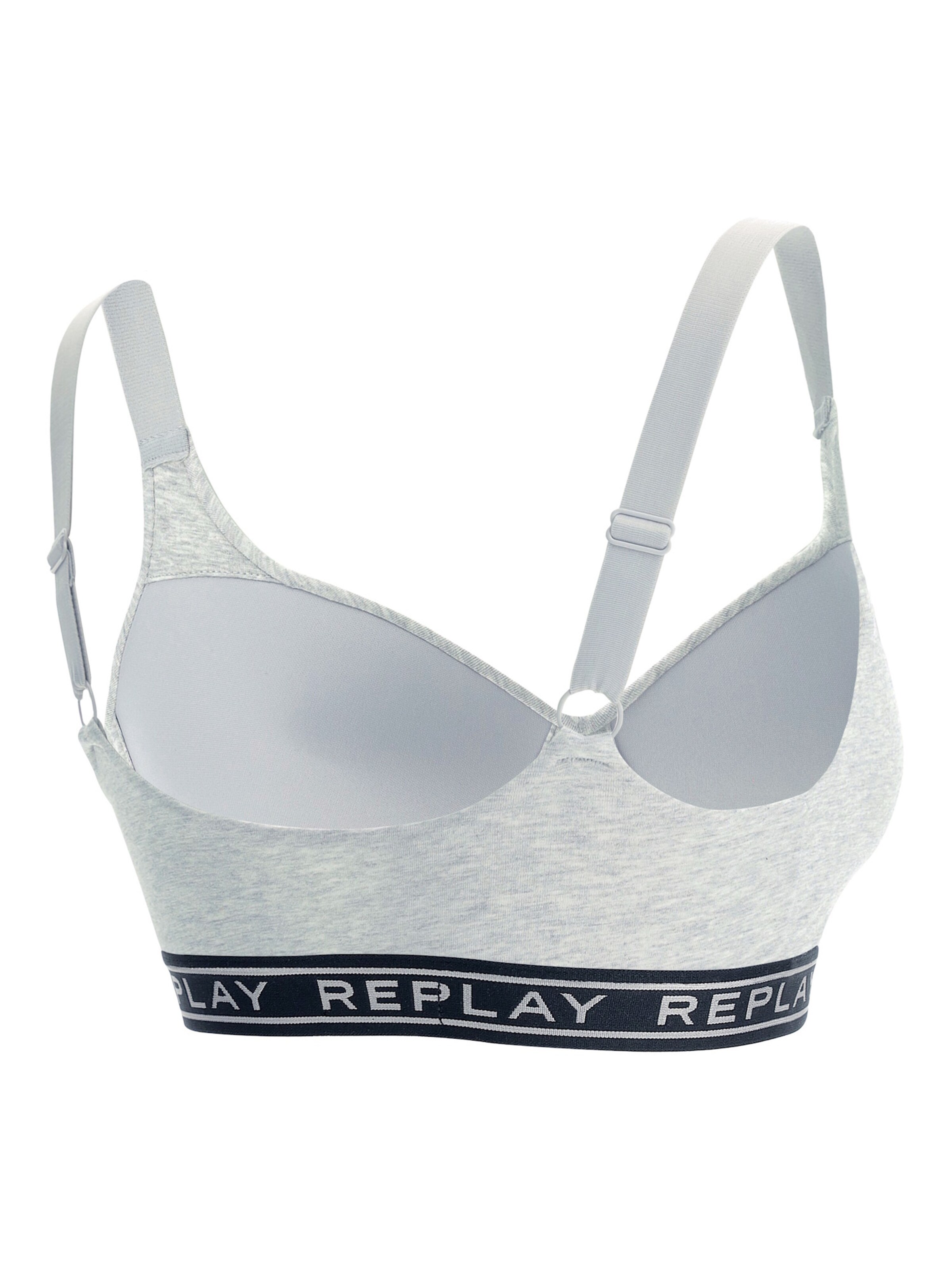 T-shirt Reggiseno di REPLAY in grigio