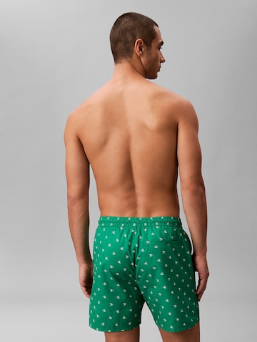 Regular Shorts de bain Calvin Klein Swimwear en vert