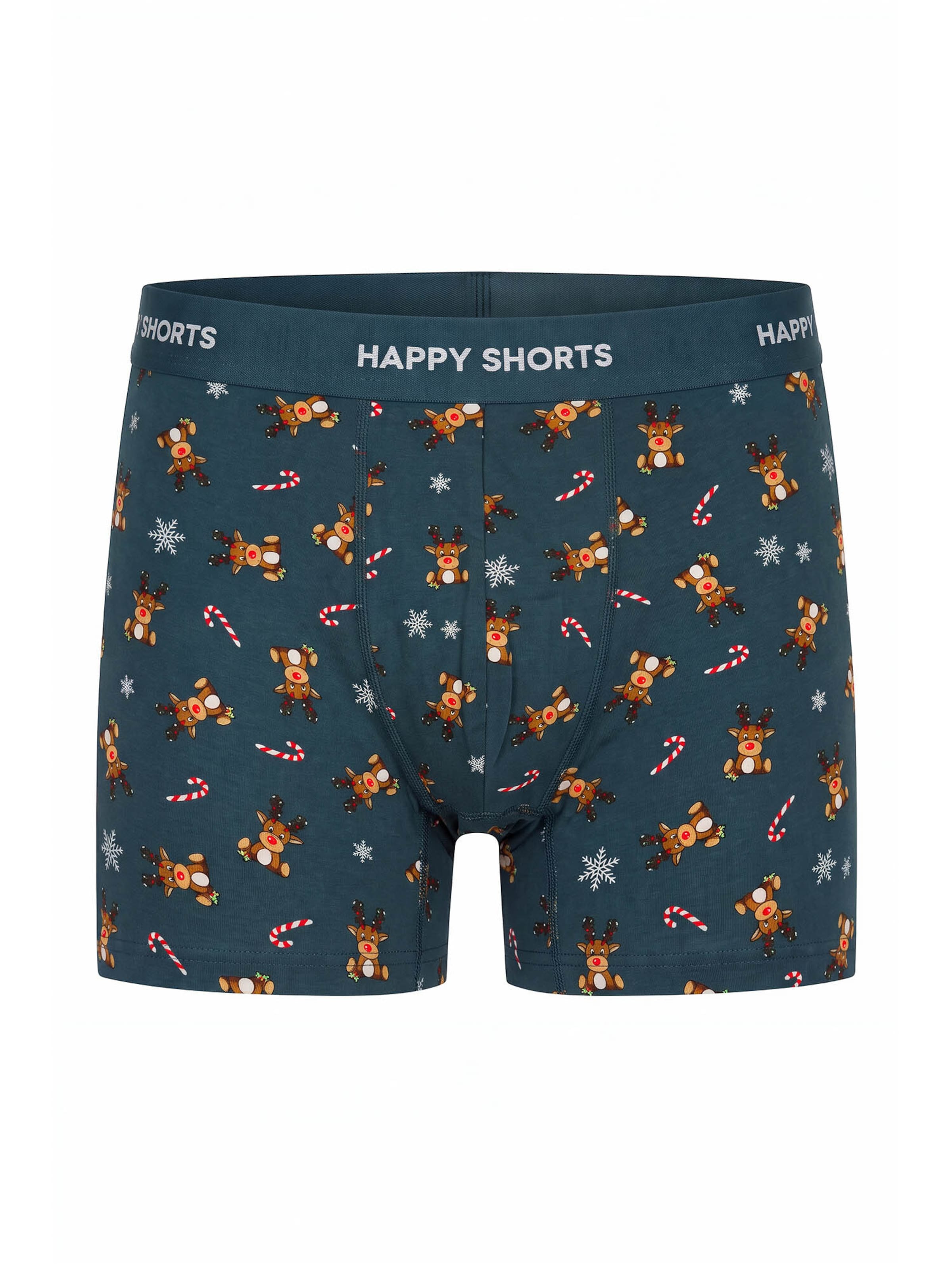 Boxers ' Jersey X-Mas ' Happy Shorts en vert