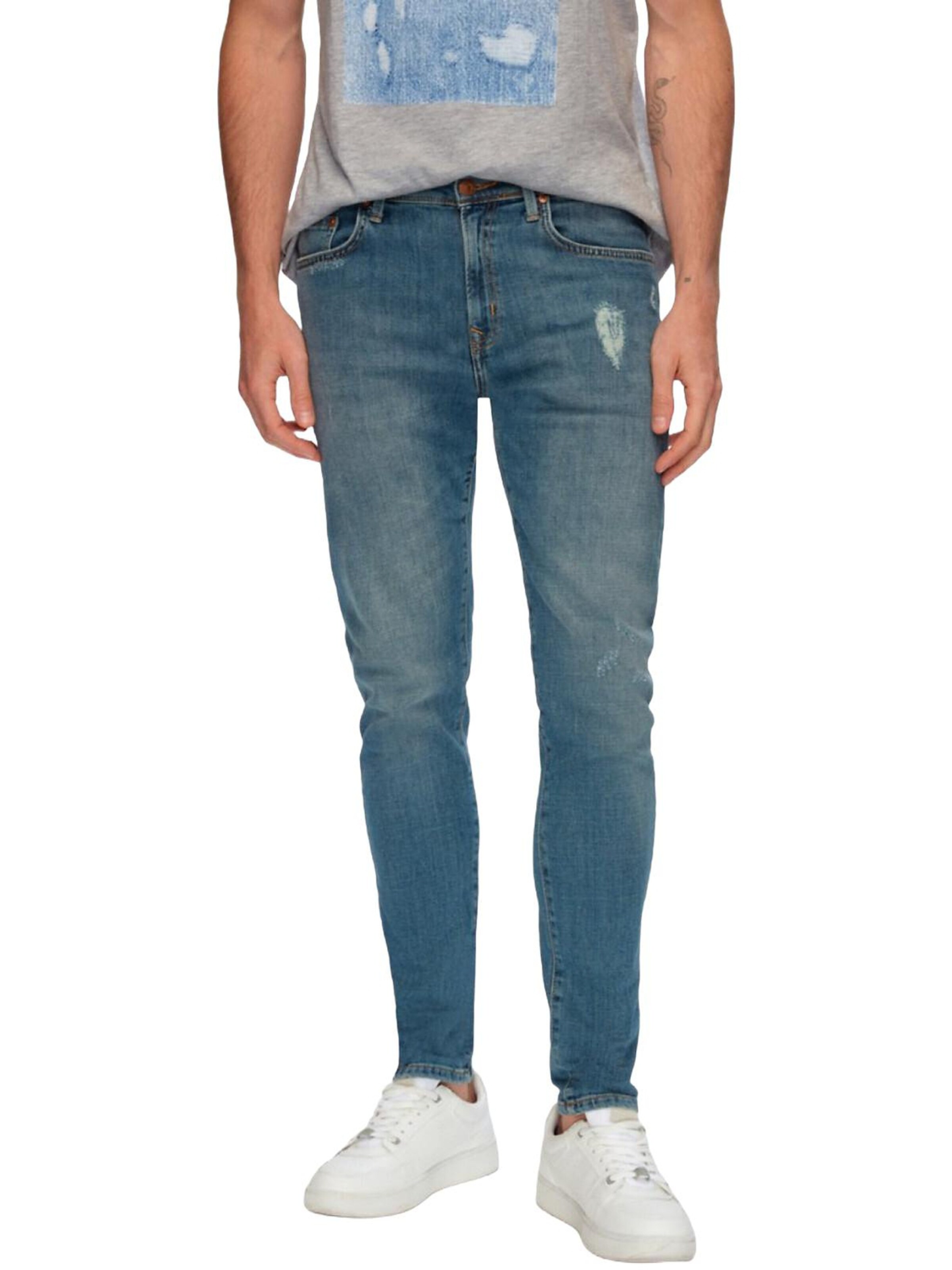 LTB Jeans - Skinny Vaquero 'LTB Jeans Herren Diego X Y Skinny Leg Low Waist Jeanshose' en azul: frente