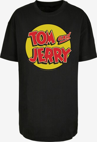 F4NT4STIC T-Shirt 'Tom und Jerry' in Schwarz: predná strana