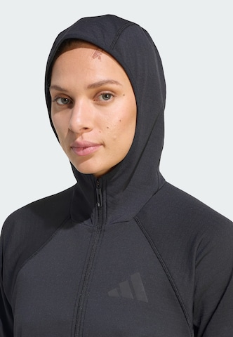 Veste en polaire fonctionnelle 'Xperior' ADIDAS TERREX en noir