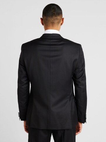 Coupe regular Veste de costume BOSS en noir