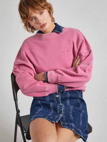 Pepe Jeans Sweatshirt 'LYNETTE' in Roze