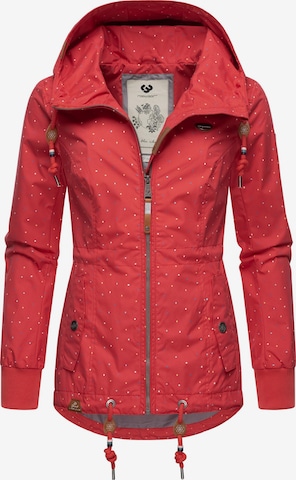 Veste fonctionnelle 'Danka' Ragwear en rouge : devant