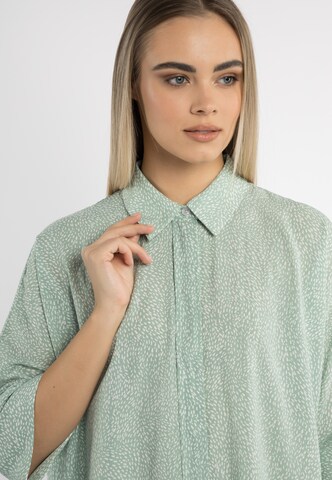 DreiMaster Klassik Bluse in Grün