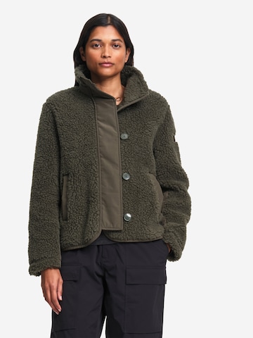 AIGLE Fleece jas in Groen: voorkant