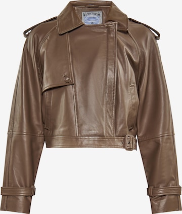 DreiMaster Vintage Jacke in Braun: Vorderseite