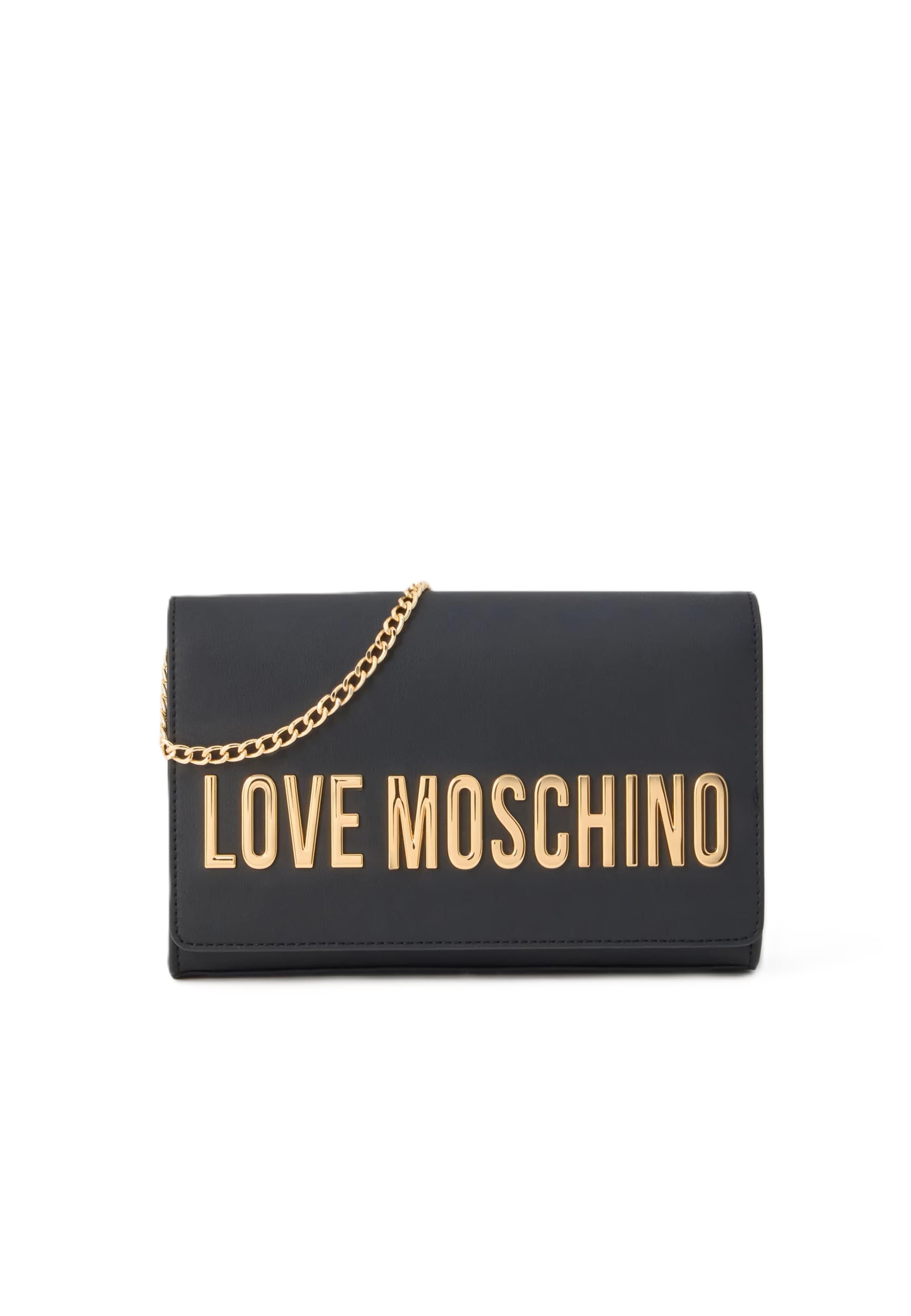 Love Moschino Umhängetasche in Schwarz: Vorderseite