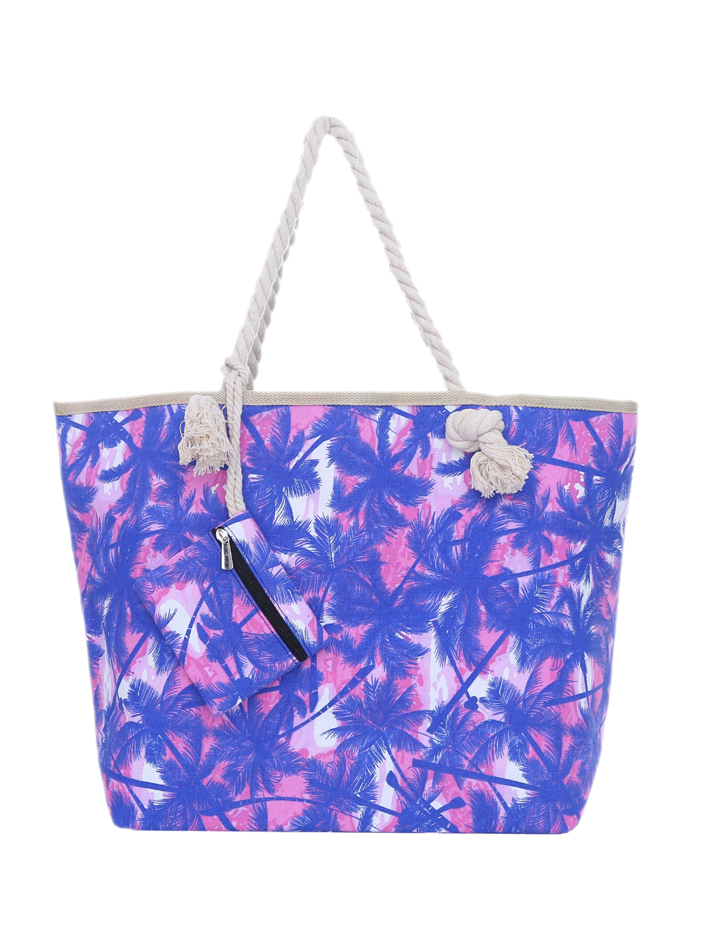 DonDon Beach Bag in Purple: front
