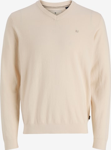 Pullover 'JPRBLUROBIN' di Jack & Jones Premium in giallo: frontale