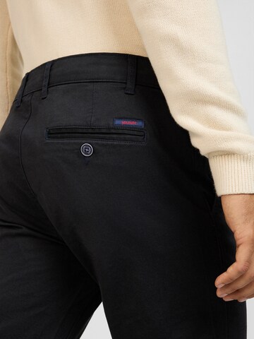 yazubi Slimfit Chinohose 'Kyle' in Blau