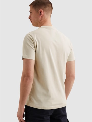 PME Legend T-shirt 'T-shirt in cotton jersey with artwork' i beige