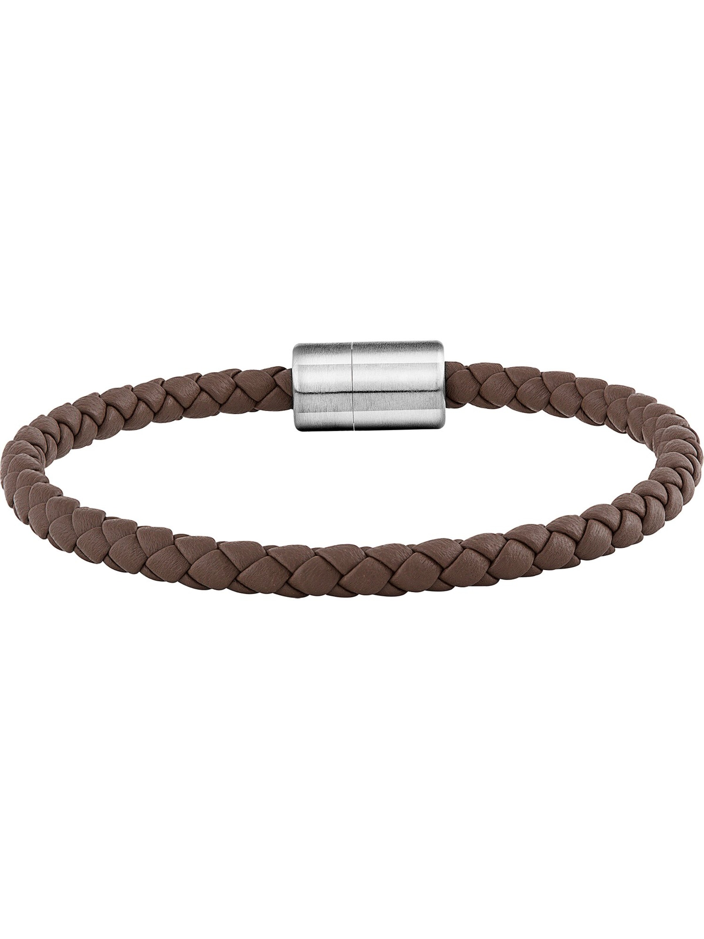 Bracelet caï en marron : devant