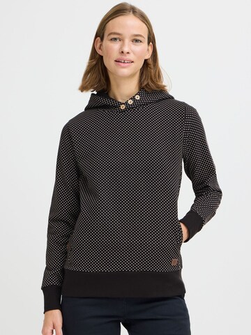 Oxmo Sweatshirt 'Vera ' in Zwart: voorkant