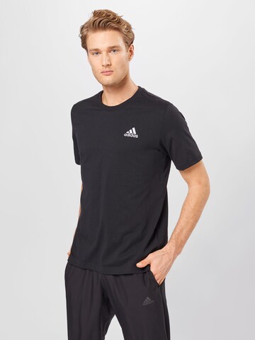 ADIDAS SPORTSWEAR Performance Shirt 'Essentials' in Black: front