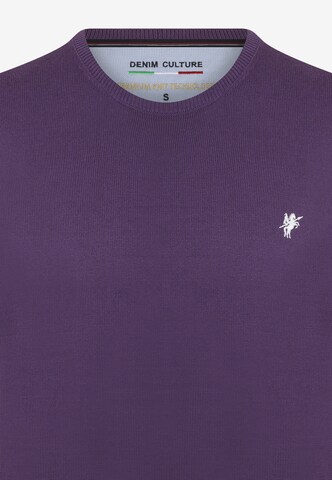 DENIM CULTURE - Pullover 'Mathevv' em roxo