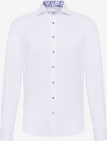 ETERNA Slim fit Business Shirt in White: front