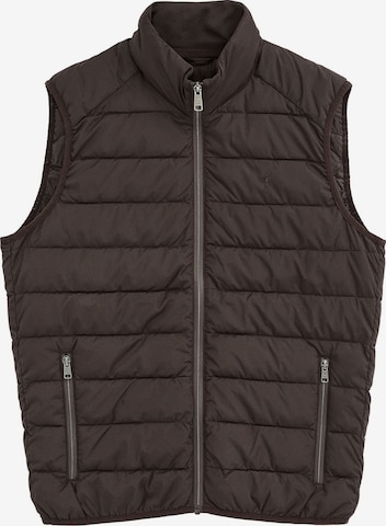 Polo Club Vest in Brown: front