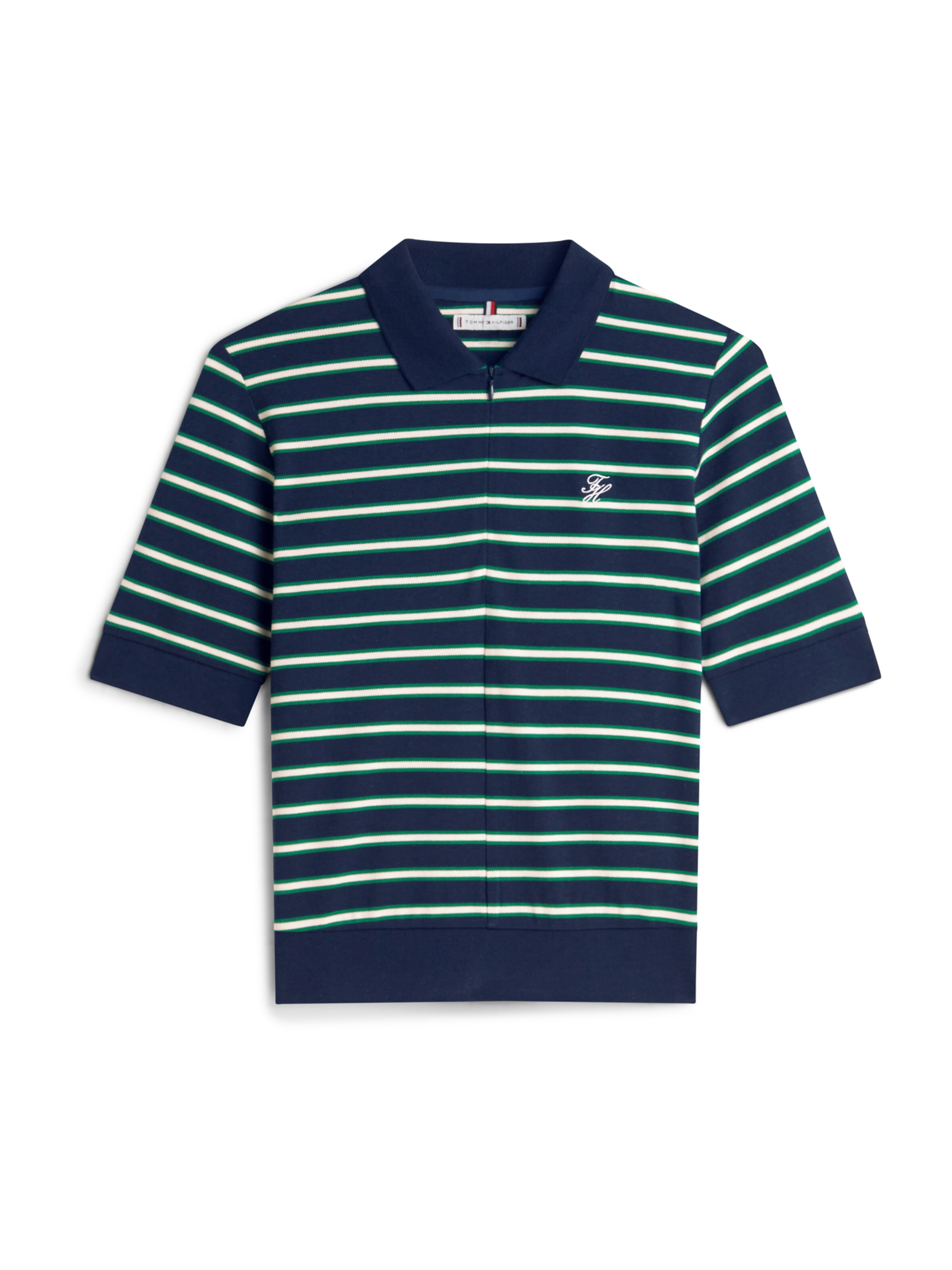 Tricou de la TOMMY HILFIGER pe verde: față