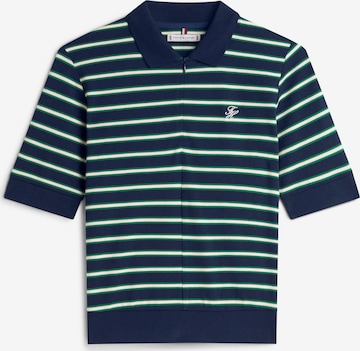 T-shirt TOMMY HILFIGER en vert : devant