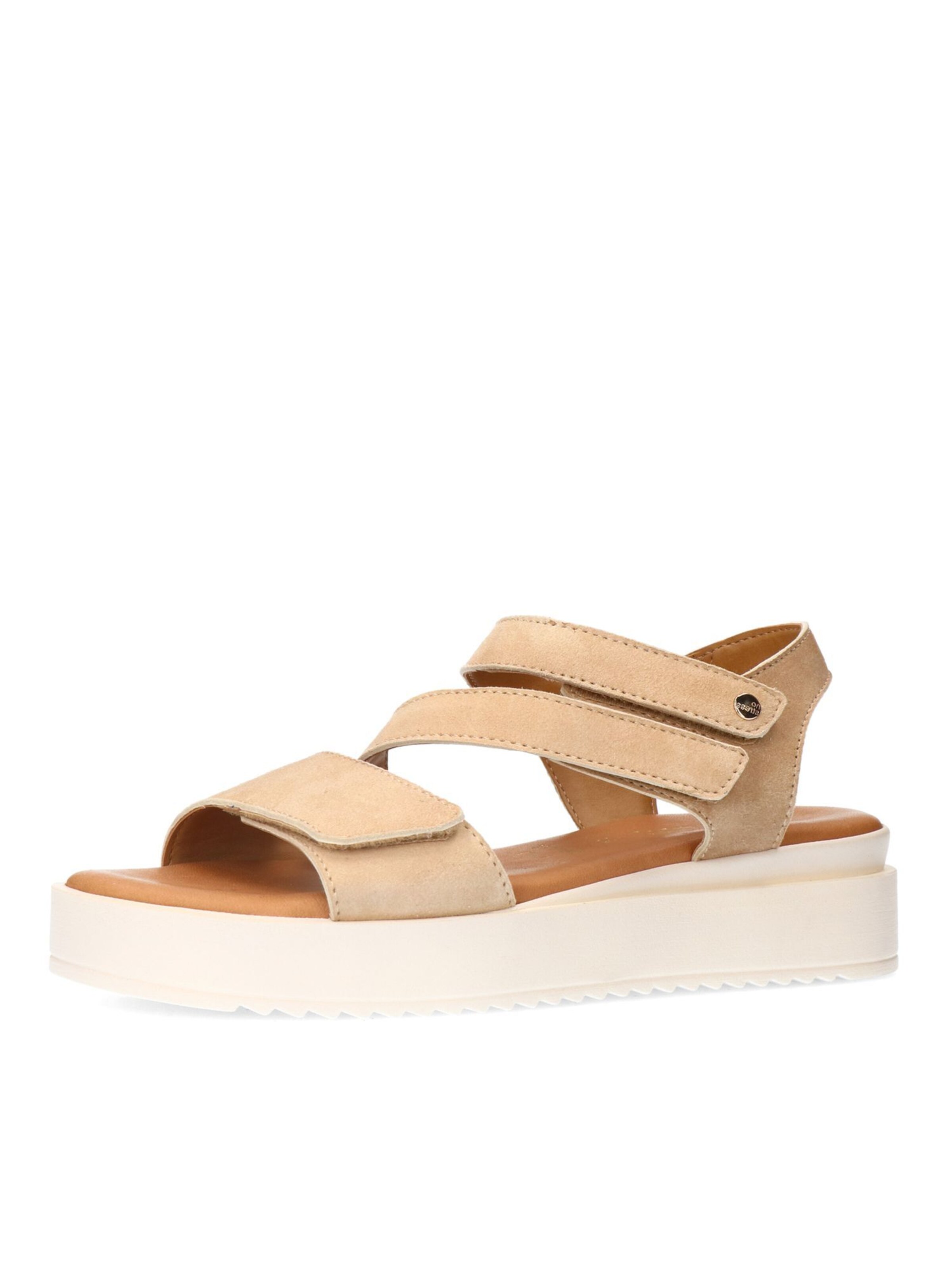 no stress Sandale in beige, Produktansicht